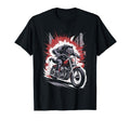 Werewolf Biker Riding Motorcycle T-Shirt - Custom Art Print Men Women - T-Shirt, Sweatshirt, Hoodie