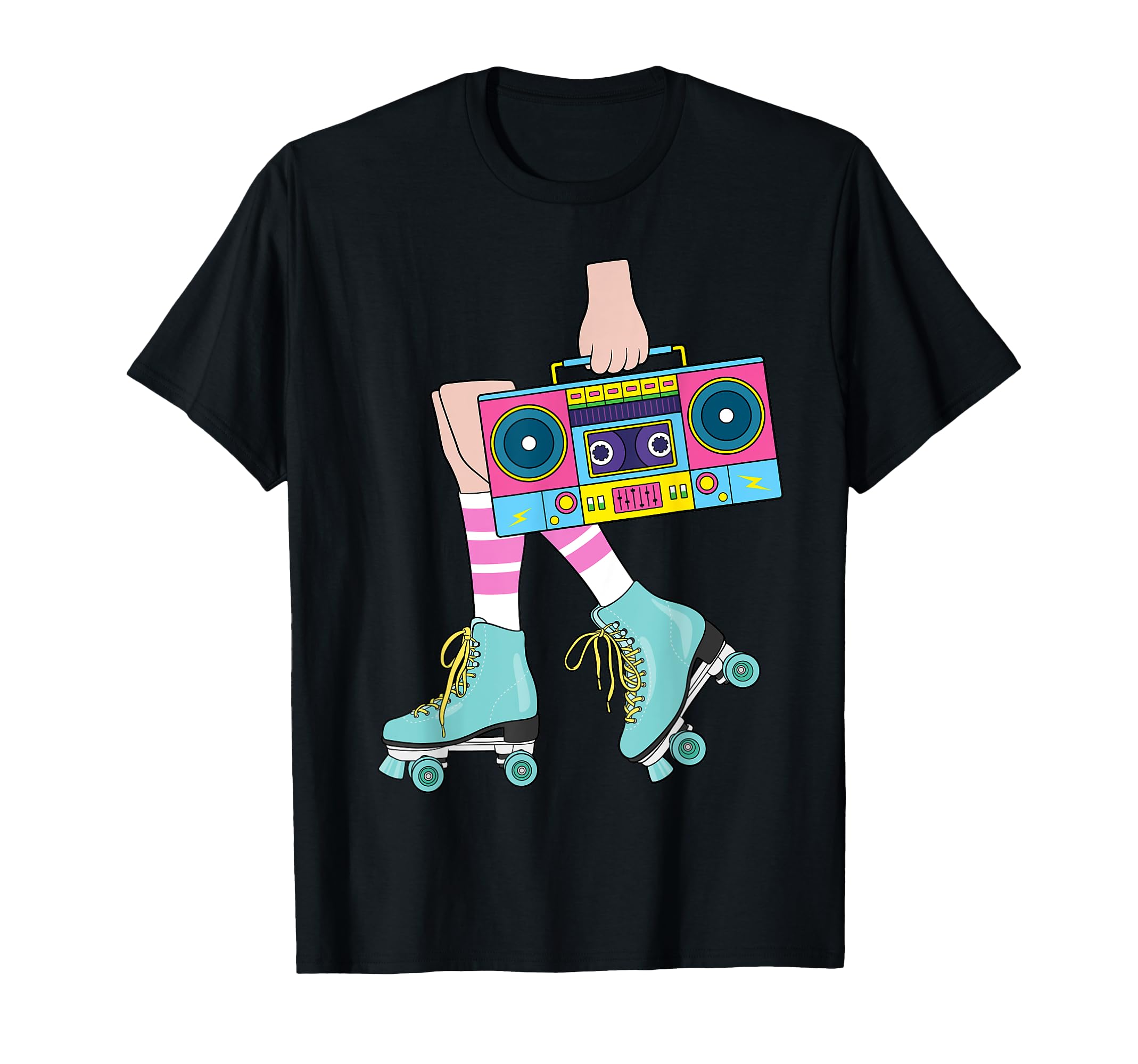 Roller Skating 80S Roller Funny T-Shirt - Casual Everyday Wear Unisex - T-Shirt, Sweatshirt, Hoodie
