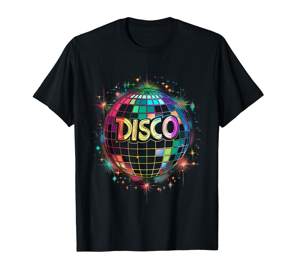 Colored Disco Ball House T-Shirt - Casual Everyday Wear for Adults - T-Shirt, Sweatshirt, Hoodie