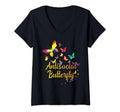 Womens Antisocial Butterfly Geometric T-Shirt - Novelty Apparel Unisex - T-Shirt, Sweatshirt, Hoodie