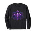 Mystic Amethyst Crystals Dark Roses T-Shirt - Fun Novelty Design Men Women - T-Shirt, Sweatshirt, Hoodie