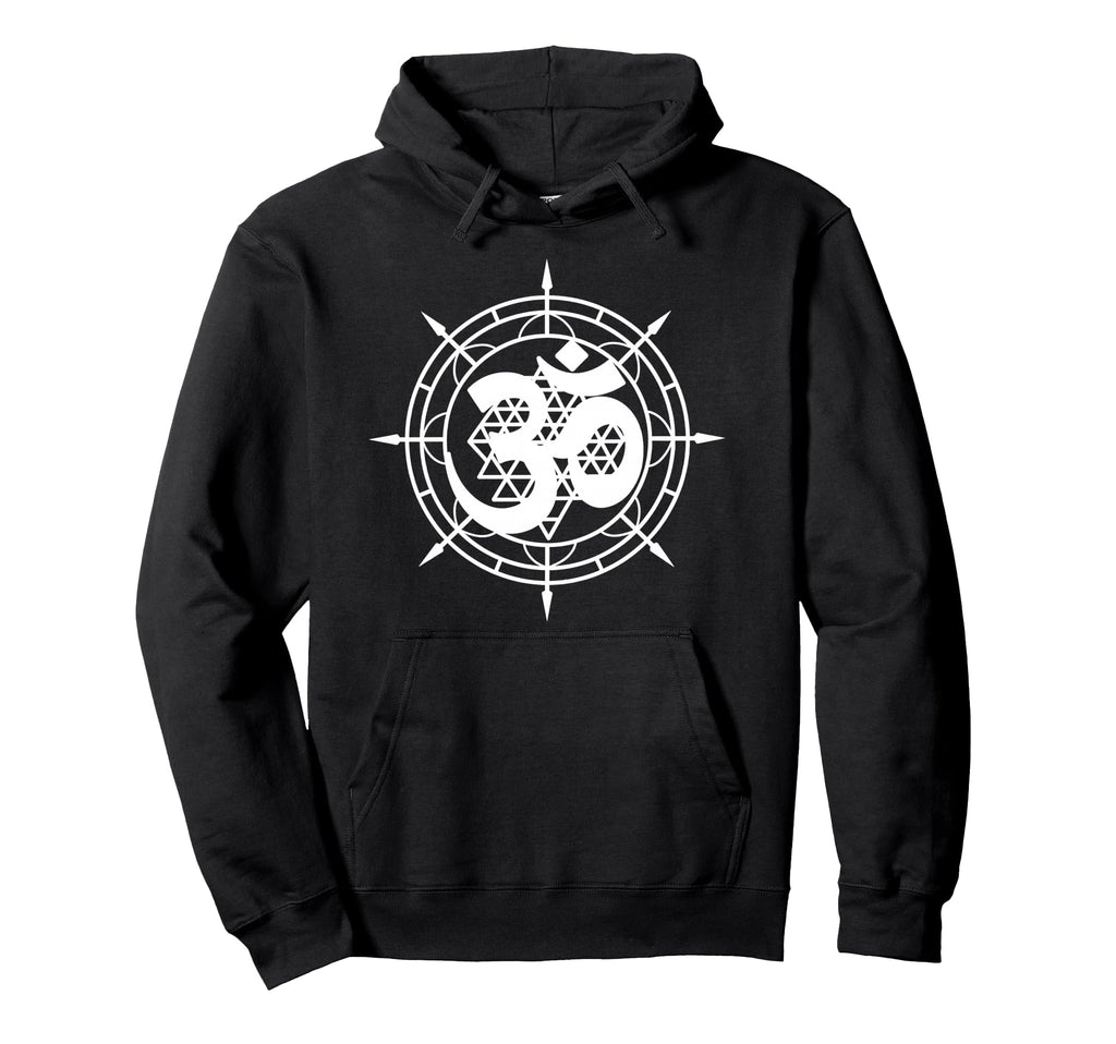 Sacred Geometry Om Symbol Spiritual Hoodie - Streetwear Style for Adults - T-Shirt, Sweatshirt, Hoodie