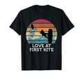 Love First Kite Sunset Beach Kite Surfing T-Shirt - Streetwear Style Unisex - T-Shirt, Sweatshirt, Hoodie