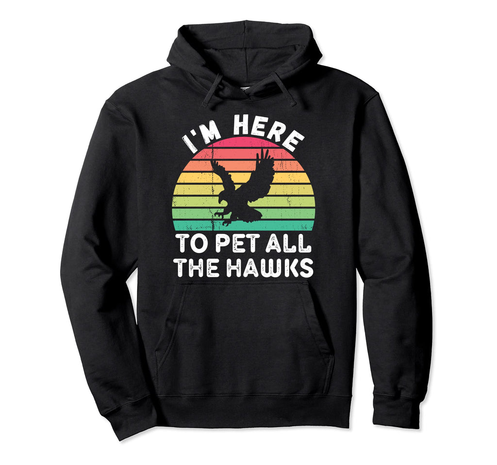Hawk Lover Funny Hawks Owner Sunset Hoodie - Custom Art Print Men Women - T-Shirt, Sweatshirt, Hoodie