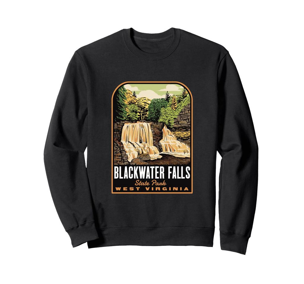 Blackwater Falls State Park West Sweatshirt - Minimalist Print Unisex - T-Shirt, Sweatshirt, Hoodie