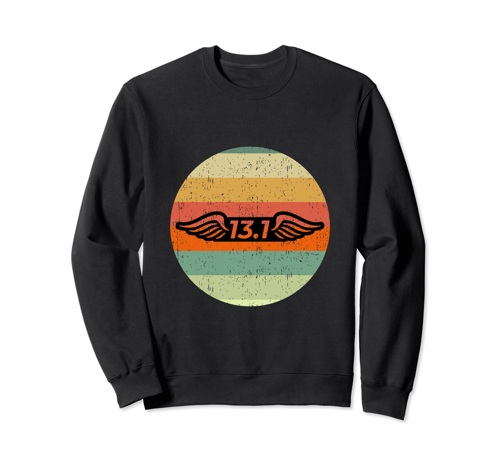 13 1 Half Marathon Sunset Sweatshirt - Fun Novelty Design for Adults - T-Shirt, Sweatshirt, Hoodie
