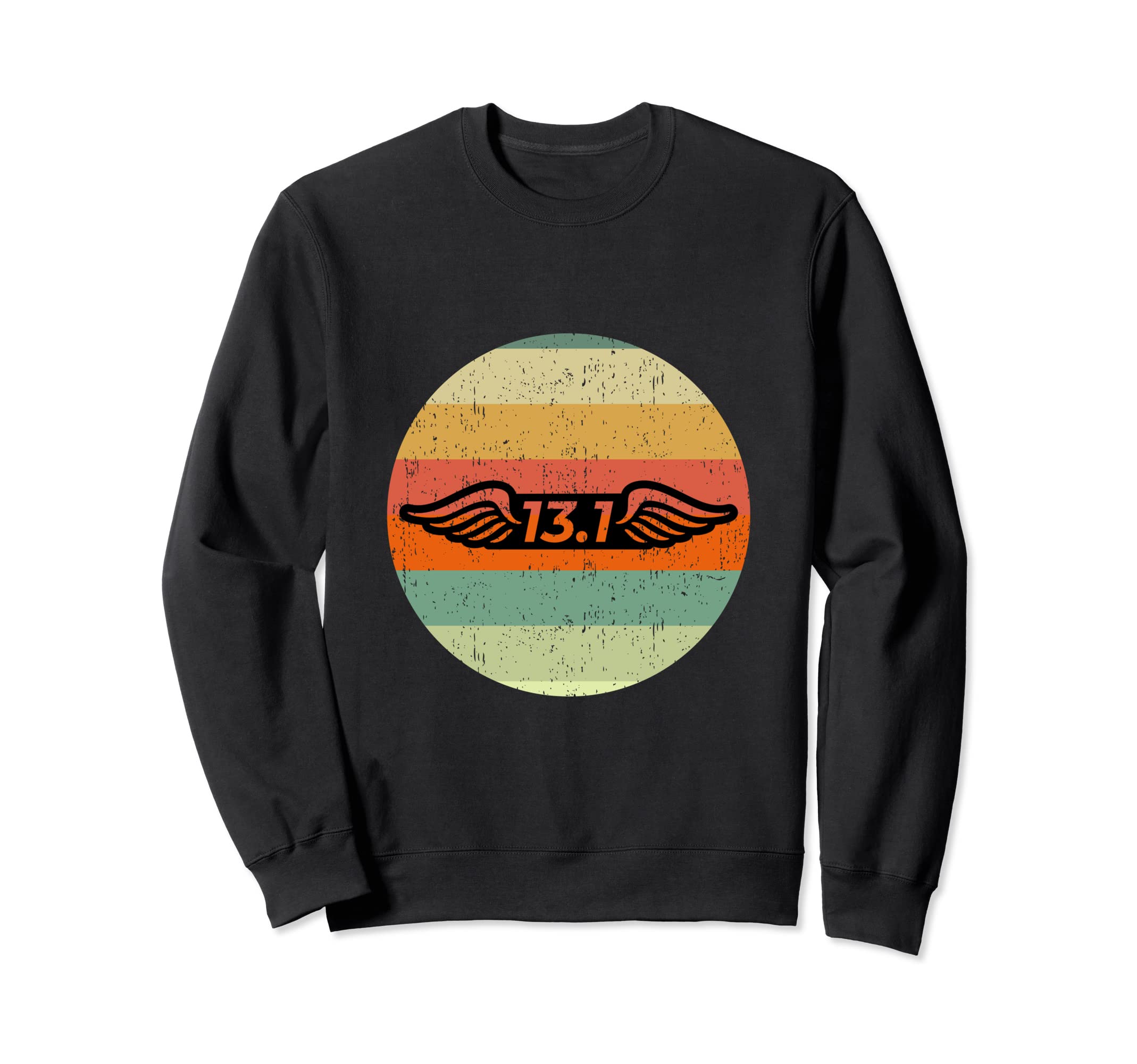 13 1 Half Marathon Sunset Sweatshirt - Fun Novelty Design for Adults - T-Shirt, Sweatshirt, Hoodie