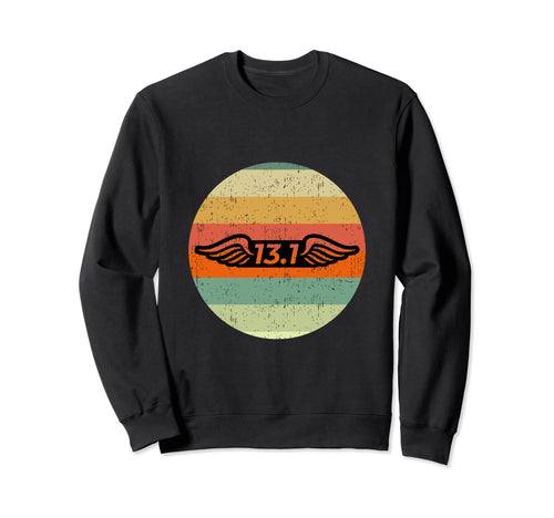 13 1 Half Marathon Sunset Sweatshirt - Fun Novelty Design for Adults - T-Shirt, Sweatshirt, Hoodie