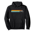 Motorbike Setting Sun Old School Hoodie - Minimalist Print for Adults - T-Shirt, Sweatshirt, Hoodie