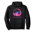 80S Sunset Palm Trees Synthwave Art Hoodie - Trendy Graphic for Adults - T-Shirt, Sweatshirt, Hoodie