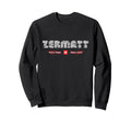 Zermatt Switzerland 70S 80S Type Sweatshirt - Unique Graphic Unisex - T-Shirt, Sweatshirt, Hoodie