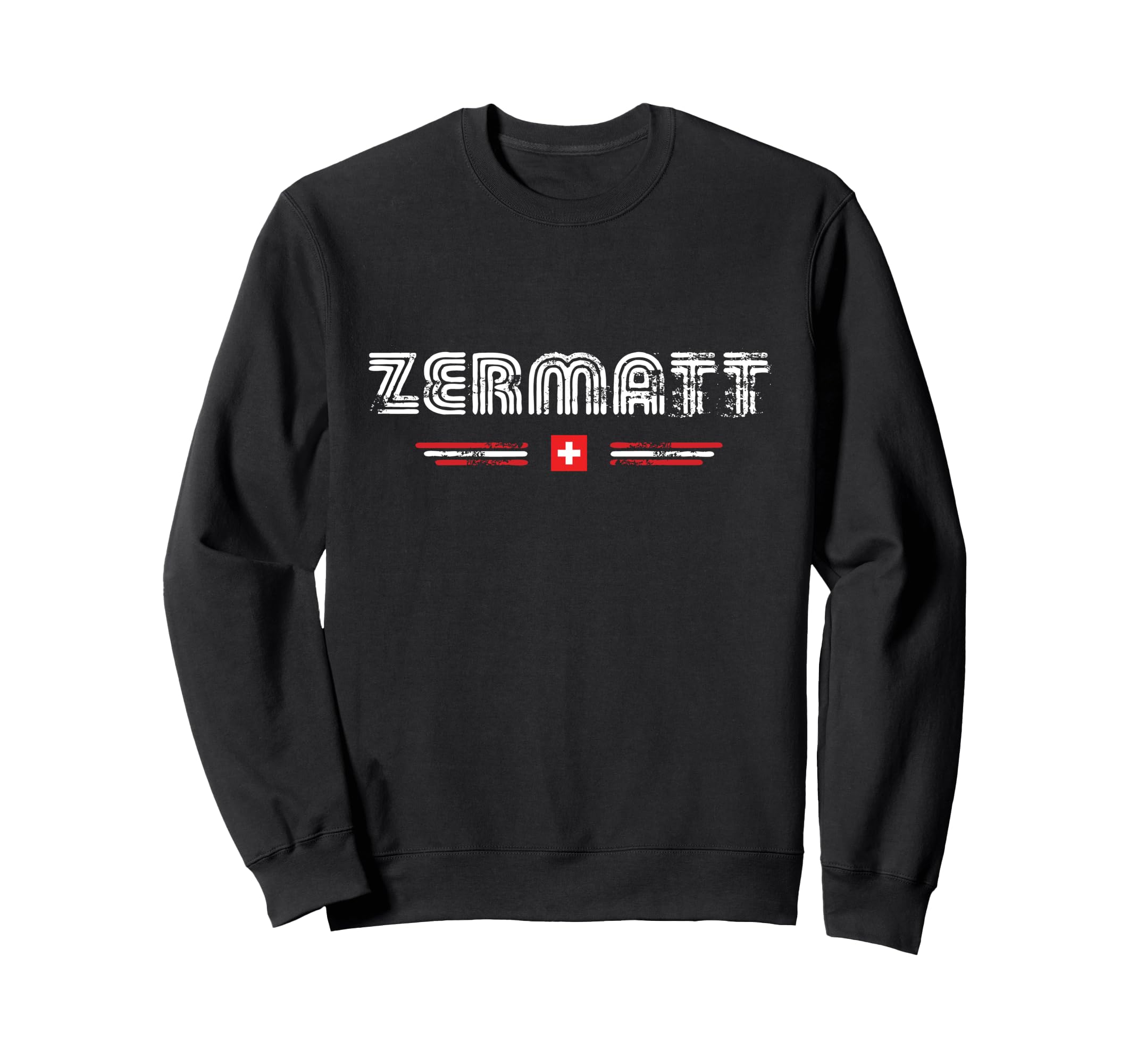 Zermatt Switzerland 70S 80S Type Sweatshirt - Unique Graphic Unisex - T-Shirt, Sweatshirt, Hoodie