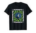 Nba Minnesota Timberwolves Checkerboard T-Shirt - Graphic Print Men Women - T-Shirt, Sweatshirt, Hoodie