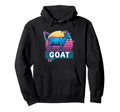 Goat Synthwave Aesthetic Animal Lover Hoodie - Aesthetic Graphic Men Women - T-Shirt, Sweatshirt, Hoodie