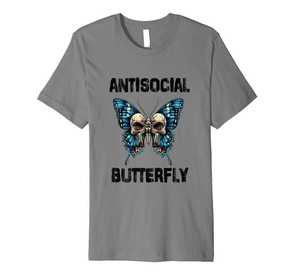 Antisocial Butterfly T-Shirt - Streetwear Style for Adults - T-Shirt, Sweatshirt, Hoodie