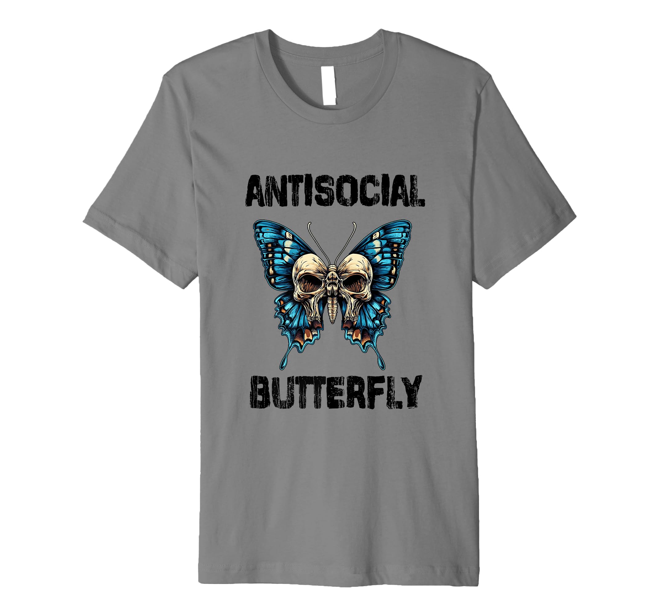 Antisocial Butterfly T-Shirt - Streetwear Style for Adults - T-Shirt, Sweatshirt, Hoodie