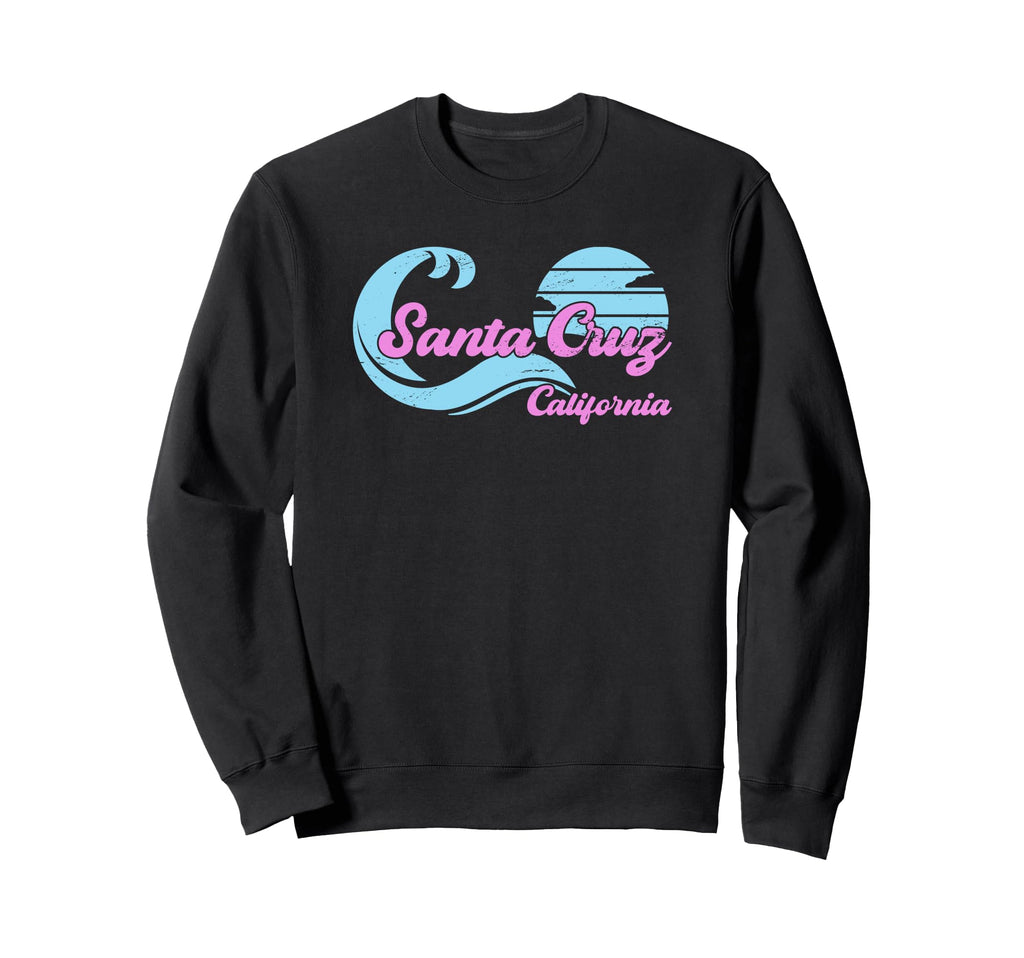 Santa Cruz California Sunset Sweatshirt - Streetwear Style for Adults - T-Shirt, Sweatshirt, Hoodie