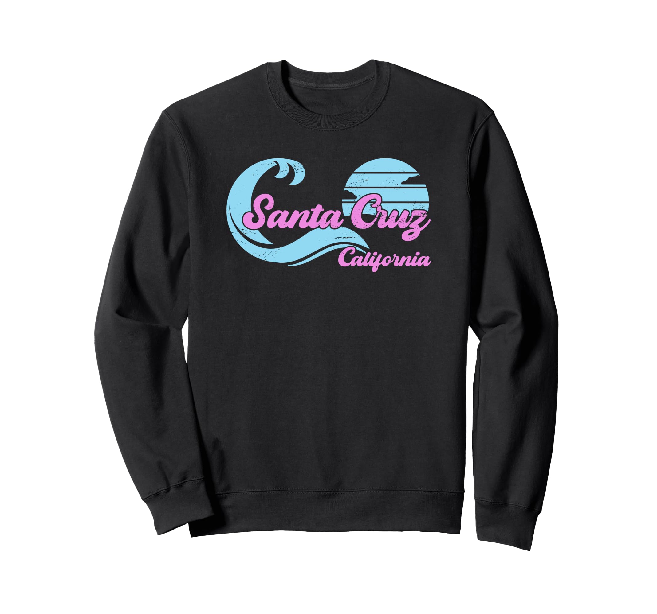 Santa Cruz California Sunset Sweatshirt - Streetwear Style for Adults - T-Shirt, Sweatshirt, Hoodie