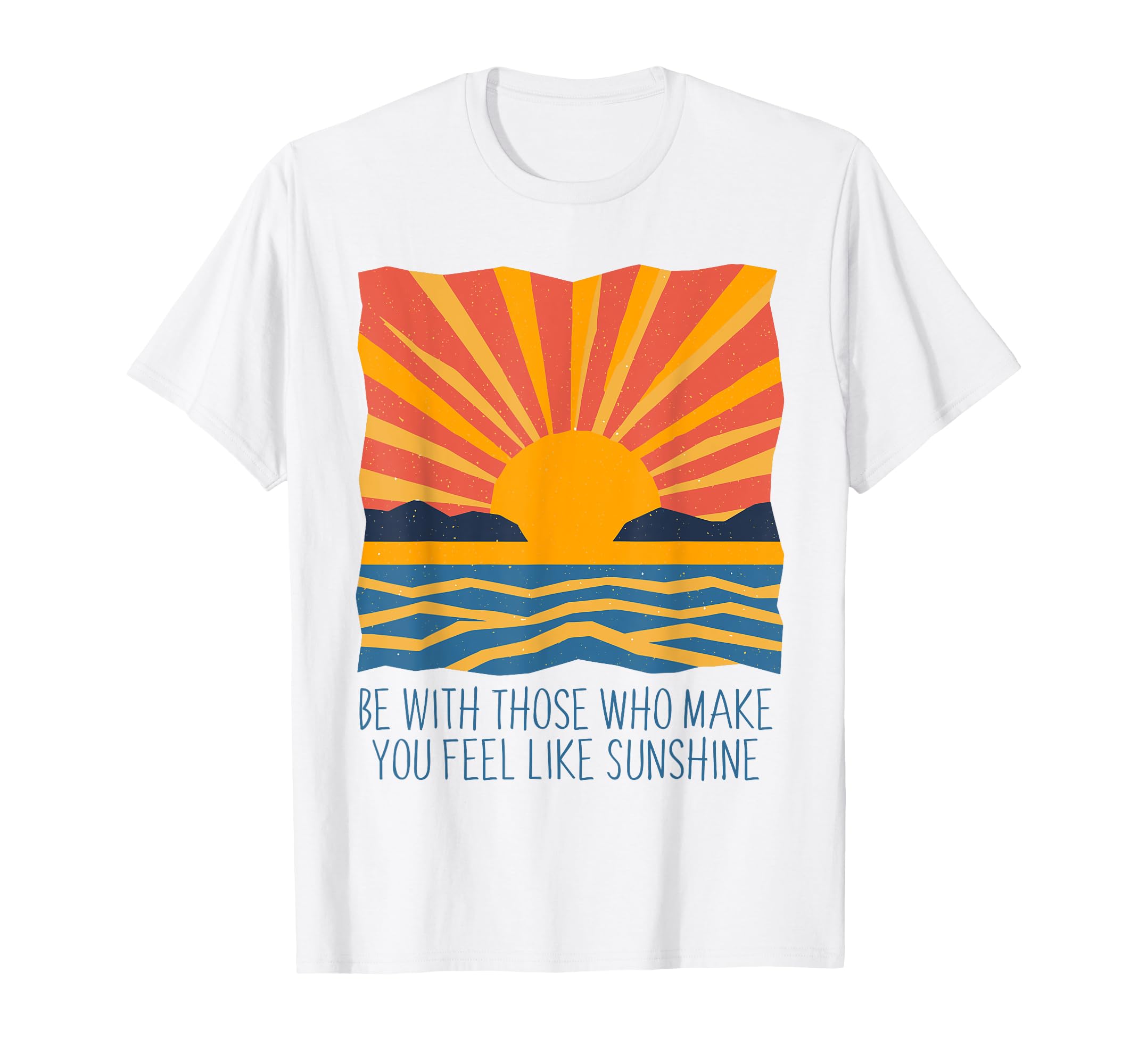 Sunset Inspirational Ocean Positive T-Shirt - Streetwear Style for Adults - T-Shirt, Sweatshirt, Hoodie
