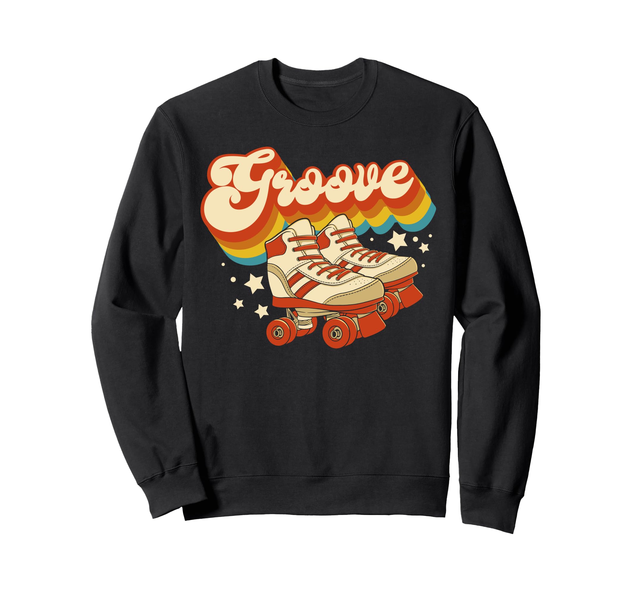 Roller Skating Skate 1970S Groove Sweatshirt - Aesthetic Graphic for Adults - T-Shirt, Sweatshirt, Hoodie