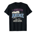 Anime Anxiety Overthinking Weeb T-Shirt - Streetwear Style for Adults - T-Shirt, Sweatshirt, Hoodie