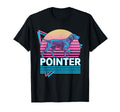 German Shorthaired Pointer Synthwave T-Shirt - Minimalist Print for Adults - T-Shirt, Sweatshirt, Hoodie