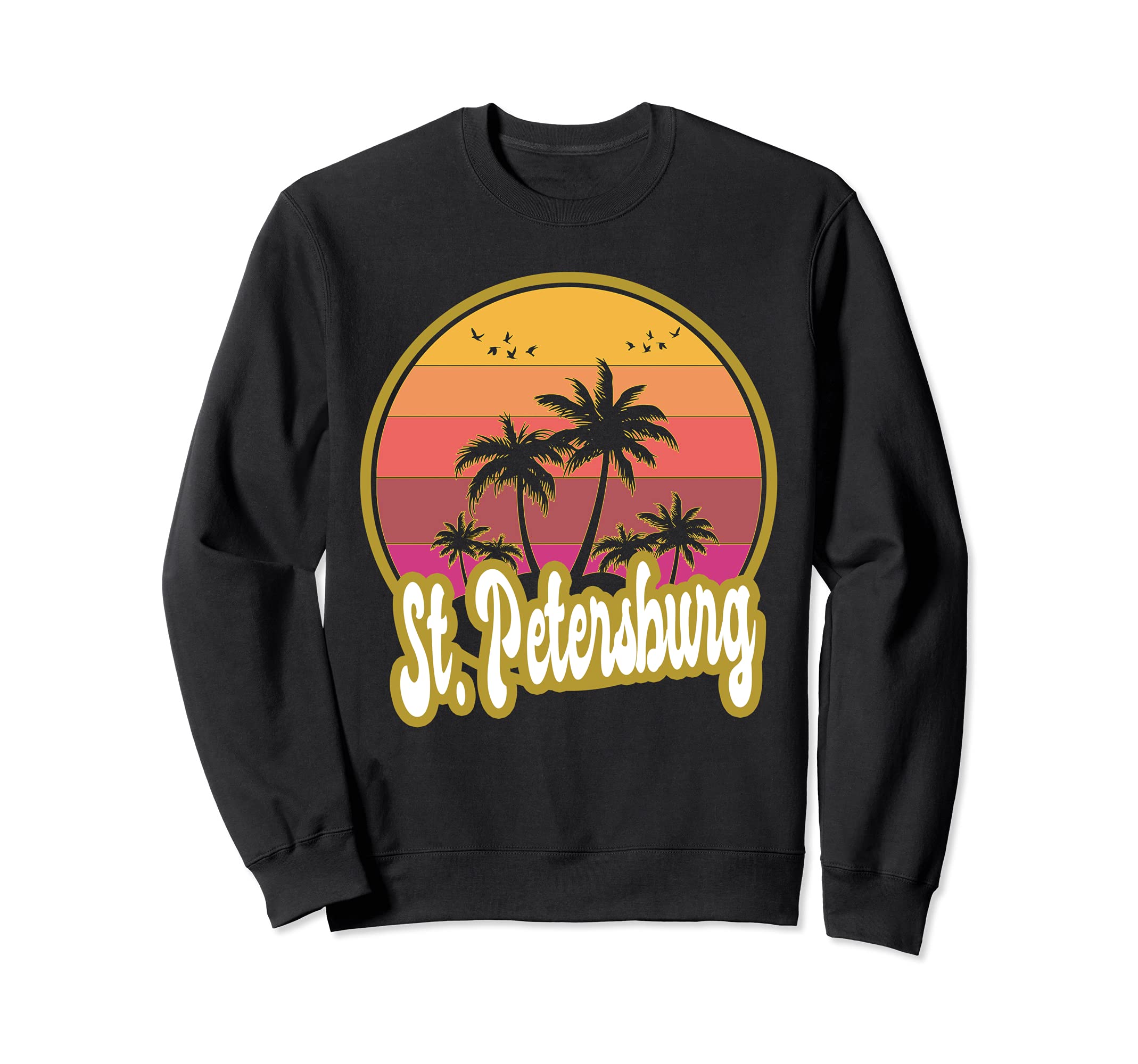 St Petersburg Florida Beach Sunset Sweatshirt - Casual Everyday Wear Unisex - T-Shirt, Sweatshirt, Hoodie