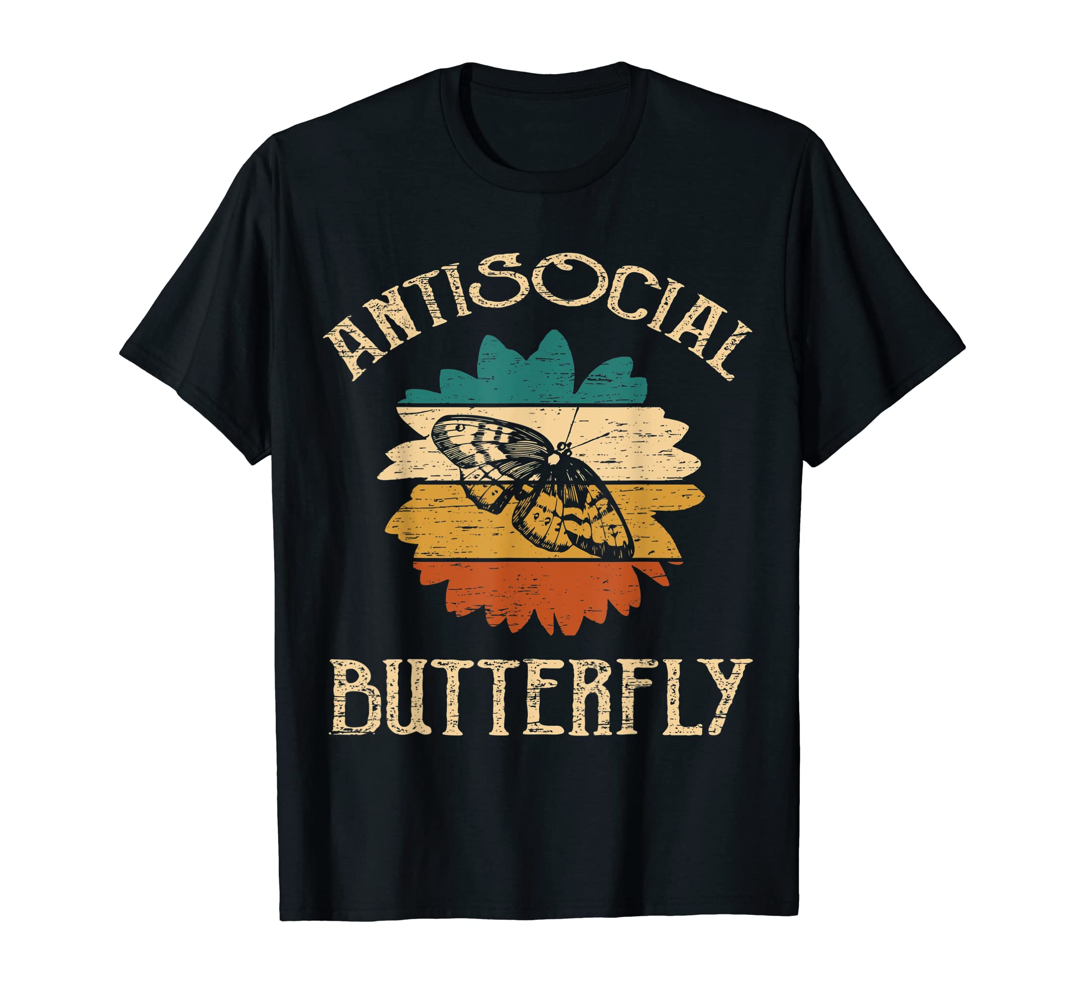 Funny Antisocial Butterfly Item T-Shirt - Streetwear Style Unisex - T-Shirt, Sweatshirt, Hoodie