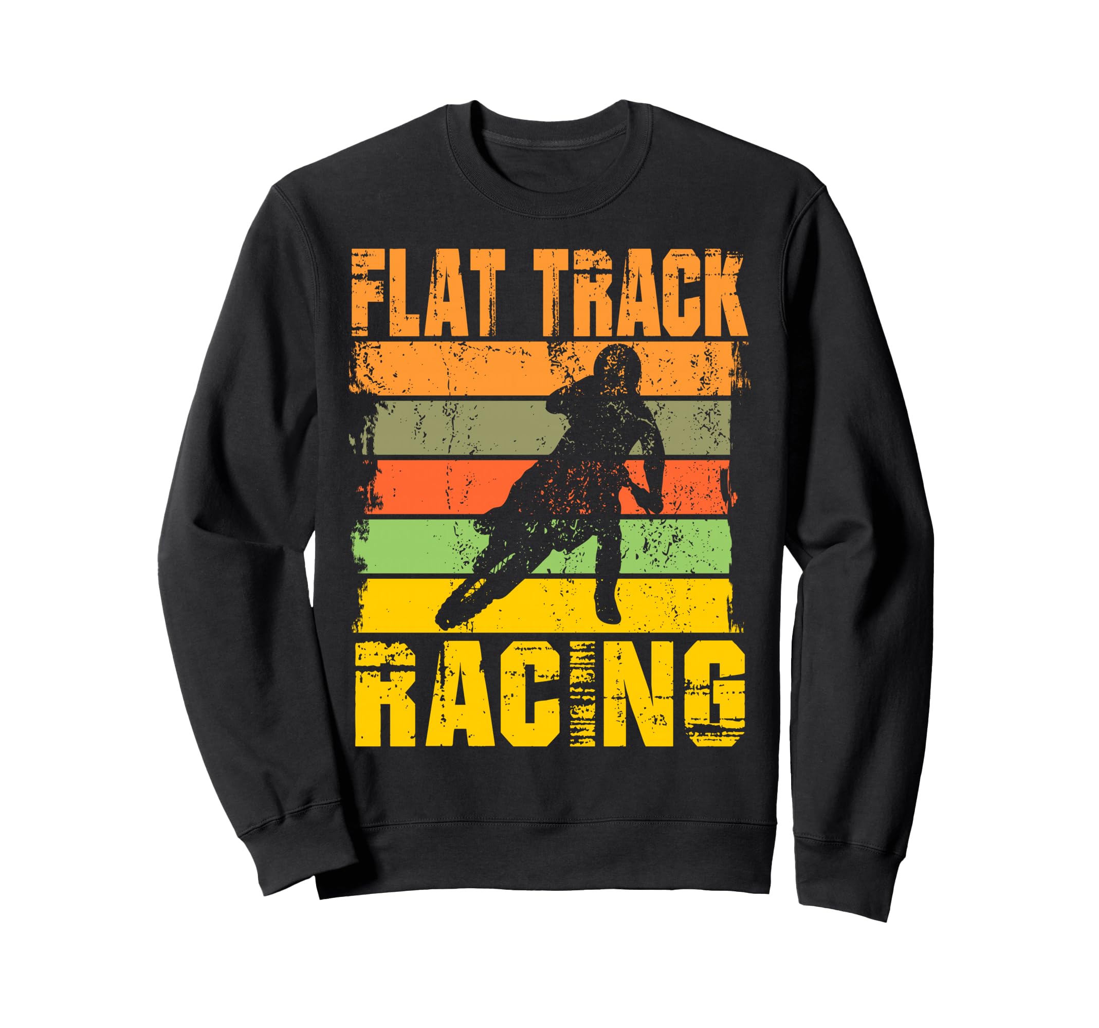 Flat Track Motorcycle Racing Speedway Sweatshirt - Streetwear Style Unisex - T-Shirt, Sweatshirt, Hoodie