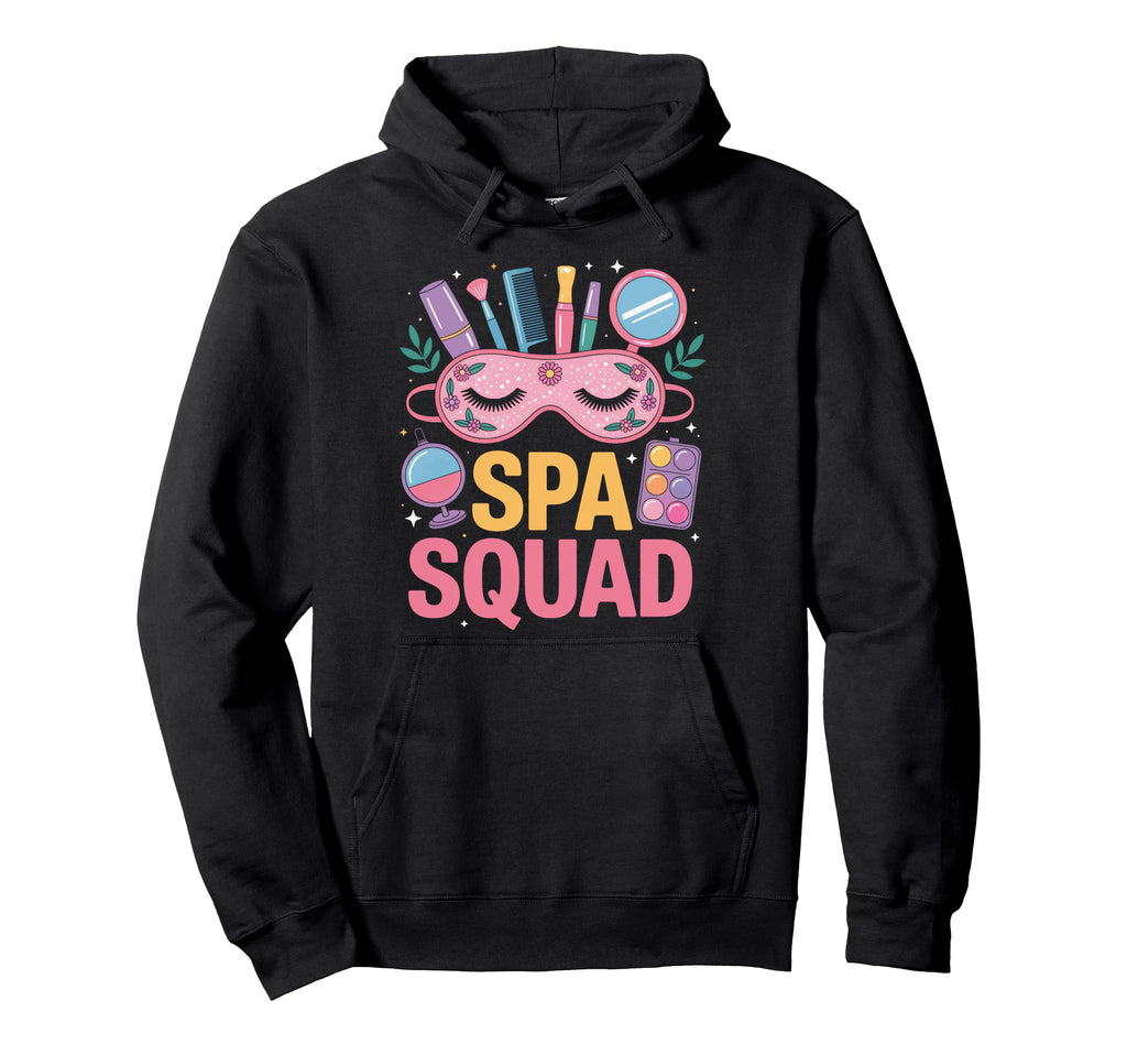Spa Squad Self Care Weekend Crew Matching Hoodie - Graphic Print Unisex - T-Shirt, Sweatshirt, Hoodie