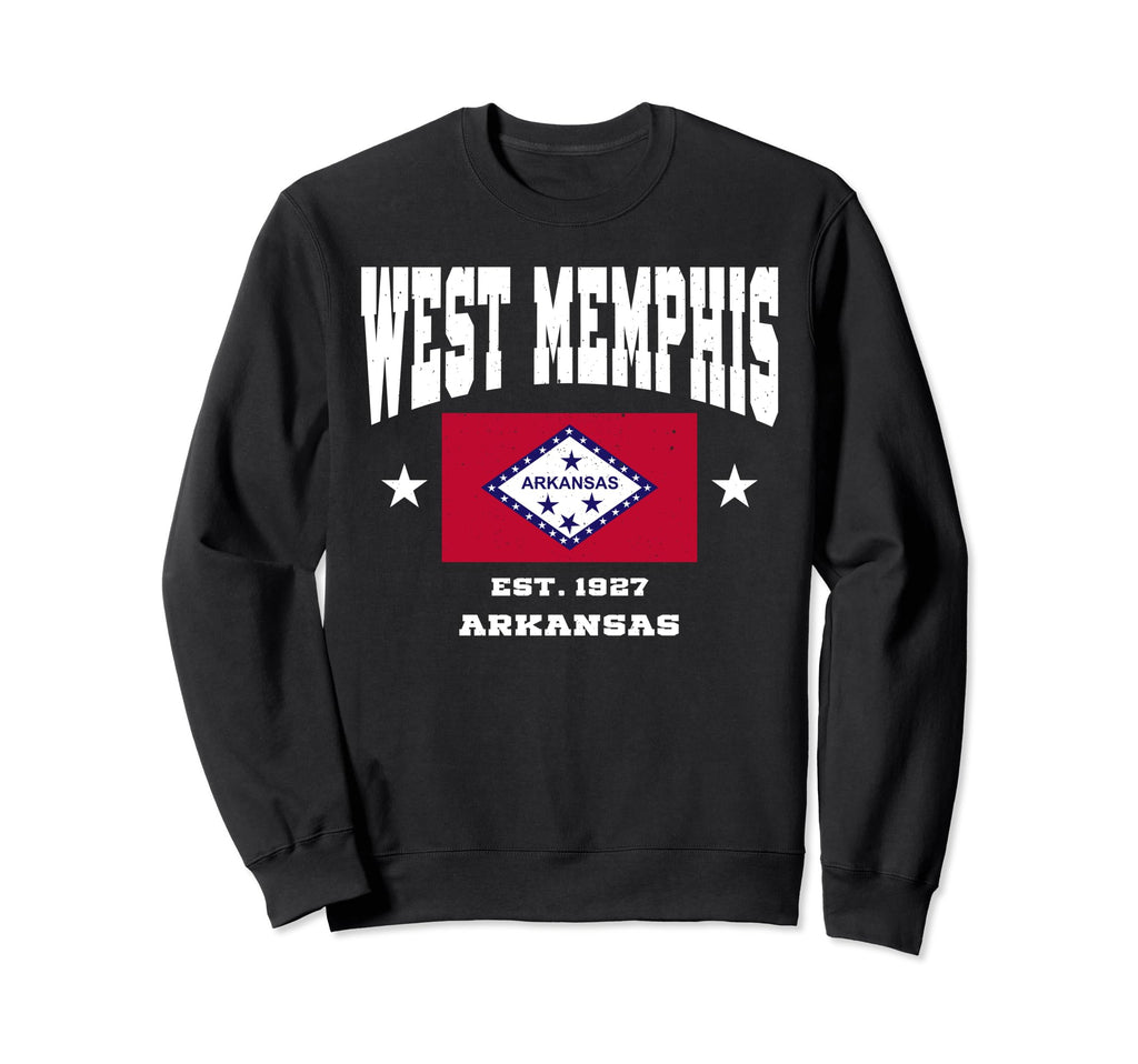 West Memphis Arkansas Ar Sweatshirt - Custom Art Print for Adults - T-Shirt, Sweatshirt, Hoodie