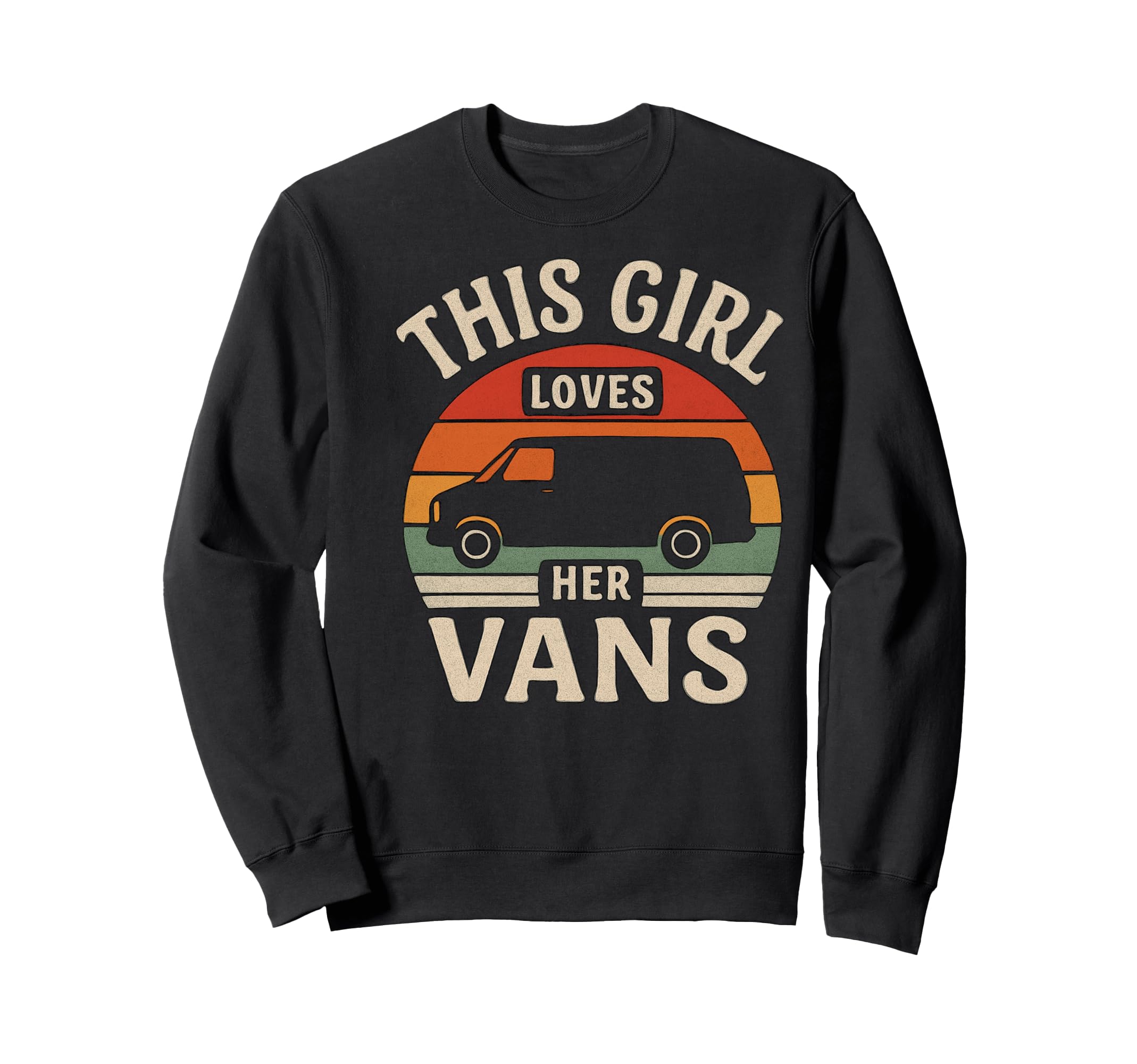 This Loves Her Vans Sweatshirt - Casual Everyday Wear for Adults - T-Shirt, Sweatshirt, Hoodie