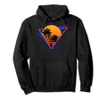 80S Synthwave Inspired Sunset And Hoodie - Streetwear Style for Adults - T-Shirt, Sweatshirt, Hoodie