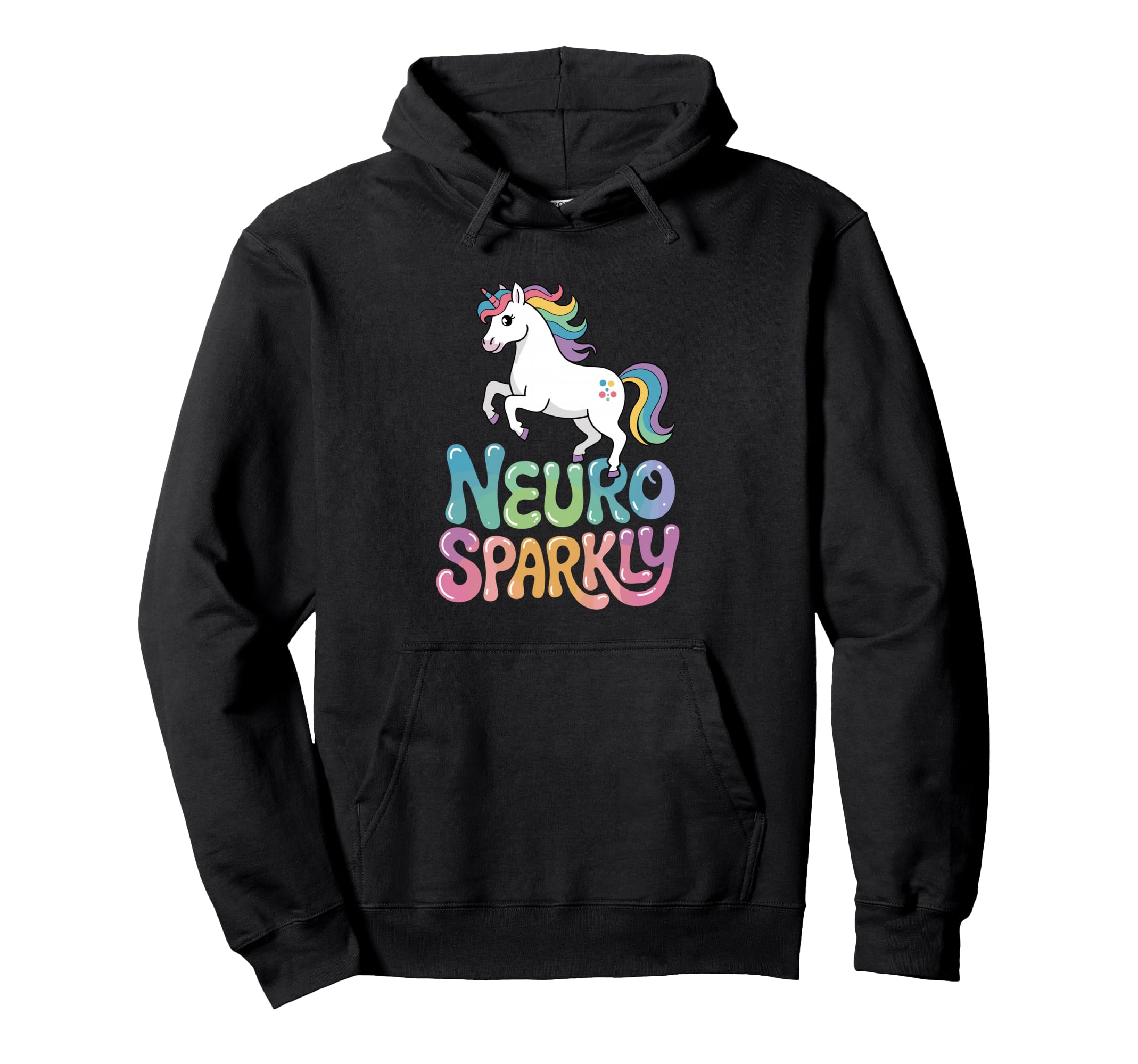 Neuro Sparkly Funny Neurodiverse Hoodie - Casual Everyday Wear for Adults - T-Shirt, Sweatshirt, Hoodie