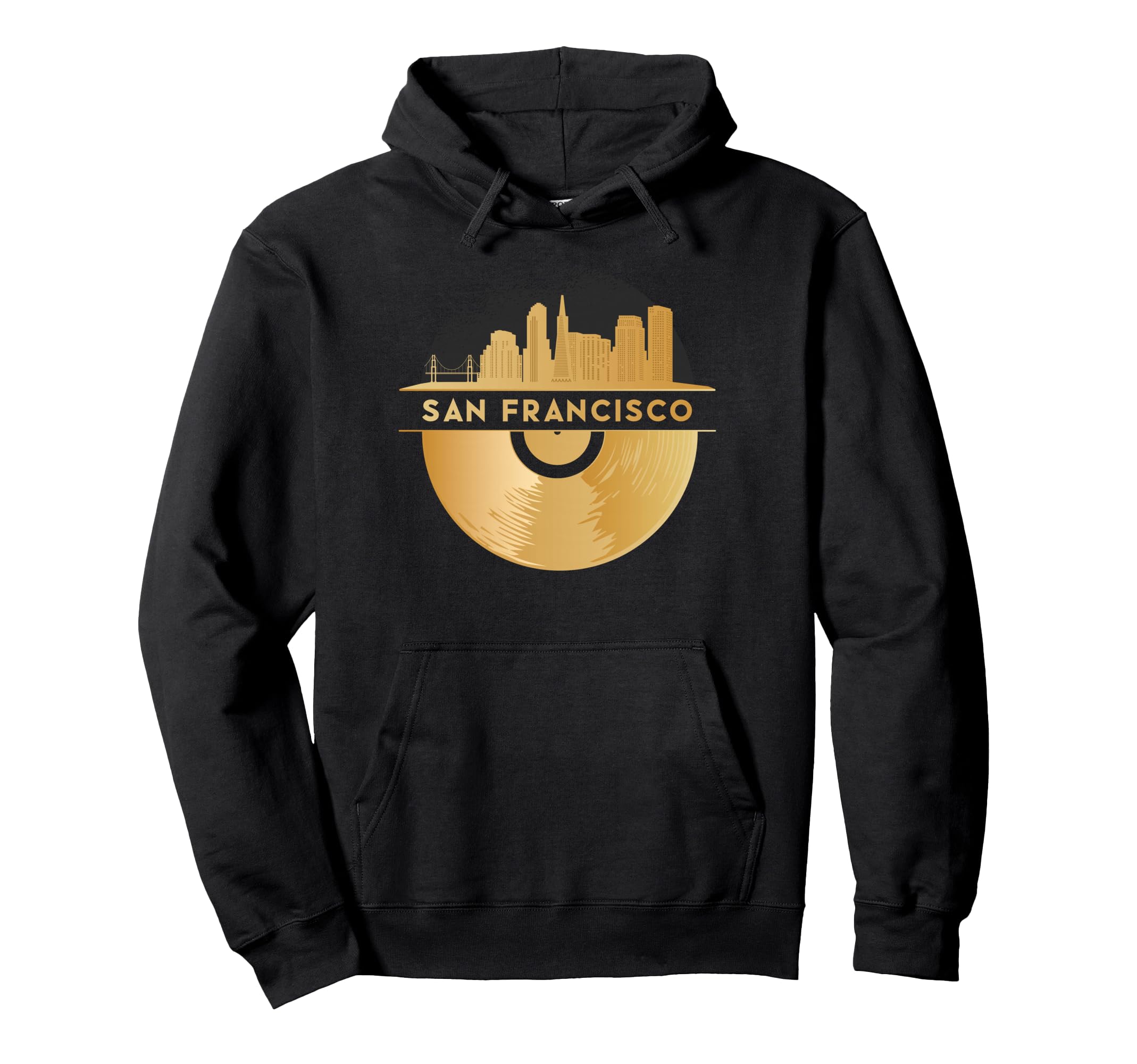Vinyl Record Player Disco Music Hoodie - Streetwear Style for Adults - T-Shirt, Sweatshirt, Hoodie