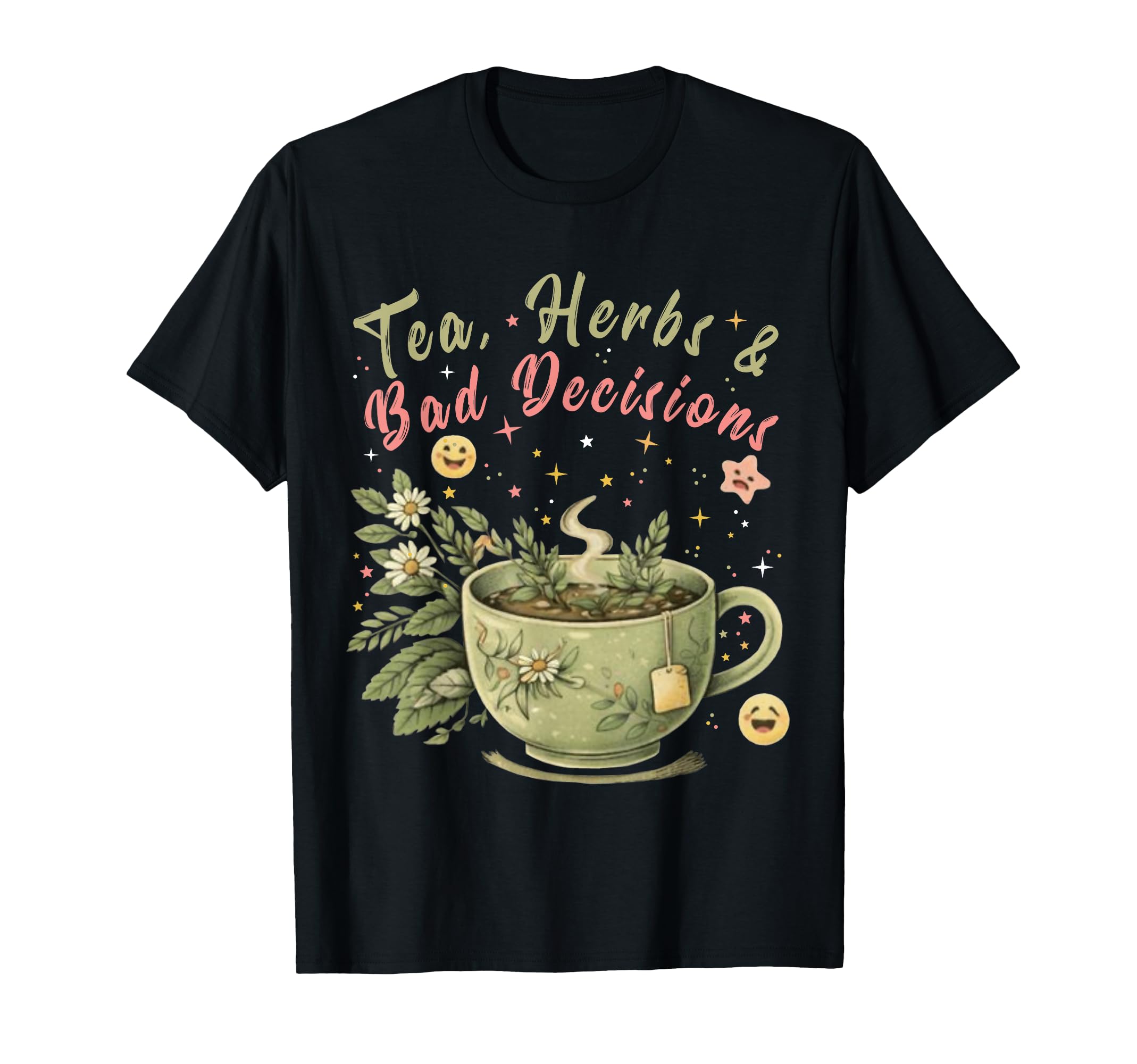 Funny Wellness Vibes Aesthetic Tea T-Shirt - Unique Graphic Men Women - T-Shirt, Sweatshirt, Hoodie