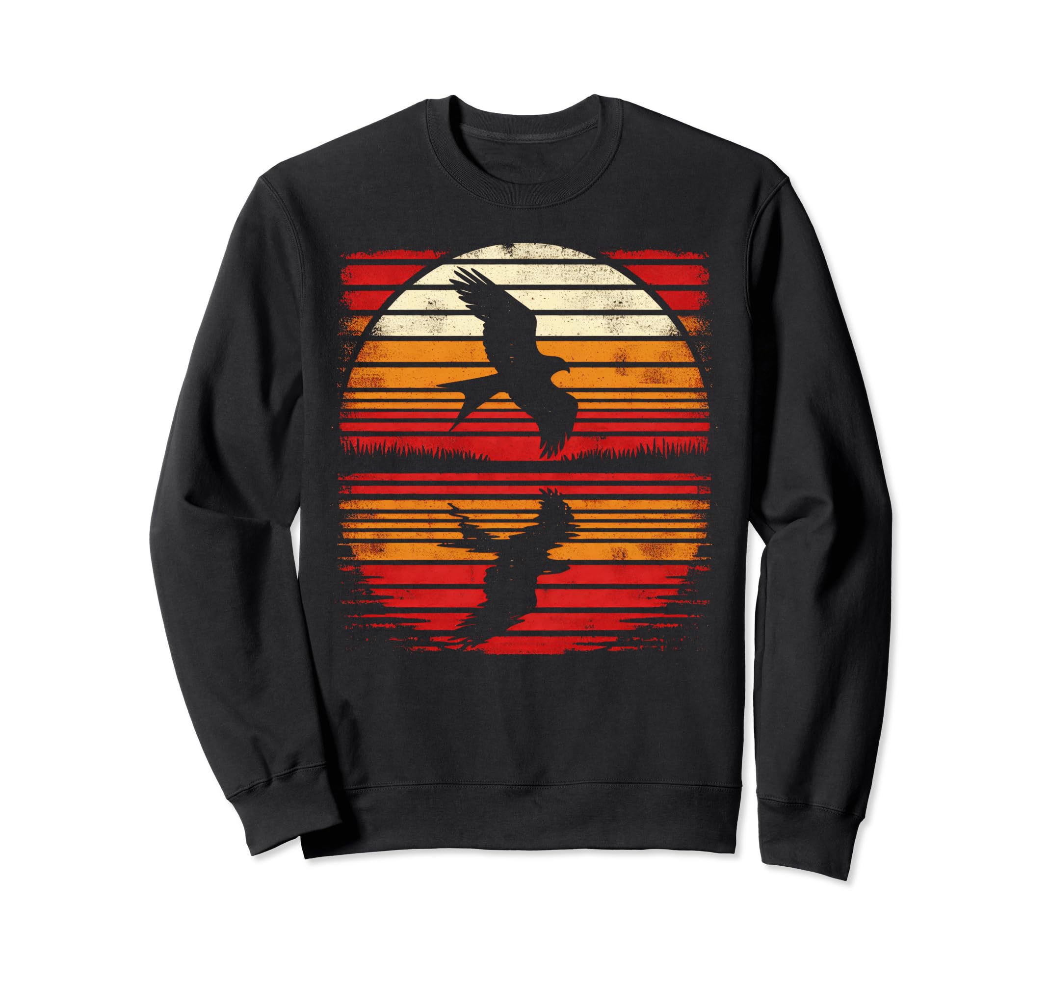 Kite Bird Sunset Safari 70S Sweatshirt - Fun Novelty Design Men Women - T-Shirt, Sweatshirt, Hoodie