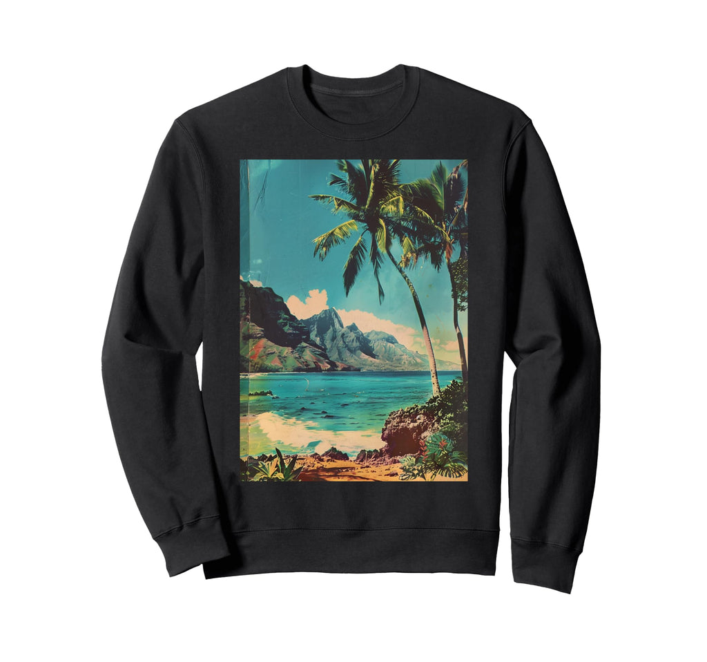 Hawaii Travel Theme Art Aesthetic Sweatshirt - Streetwear Style Men Women - T-Shirt, Sweatshirt, Hoodie