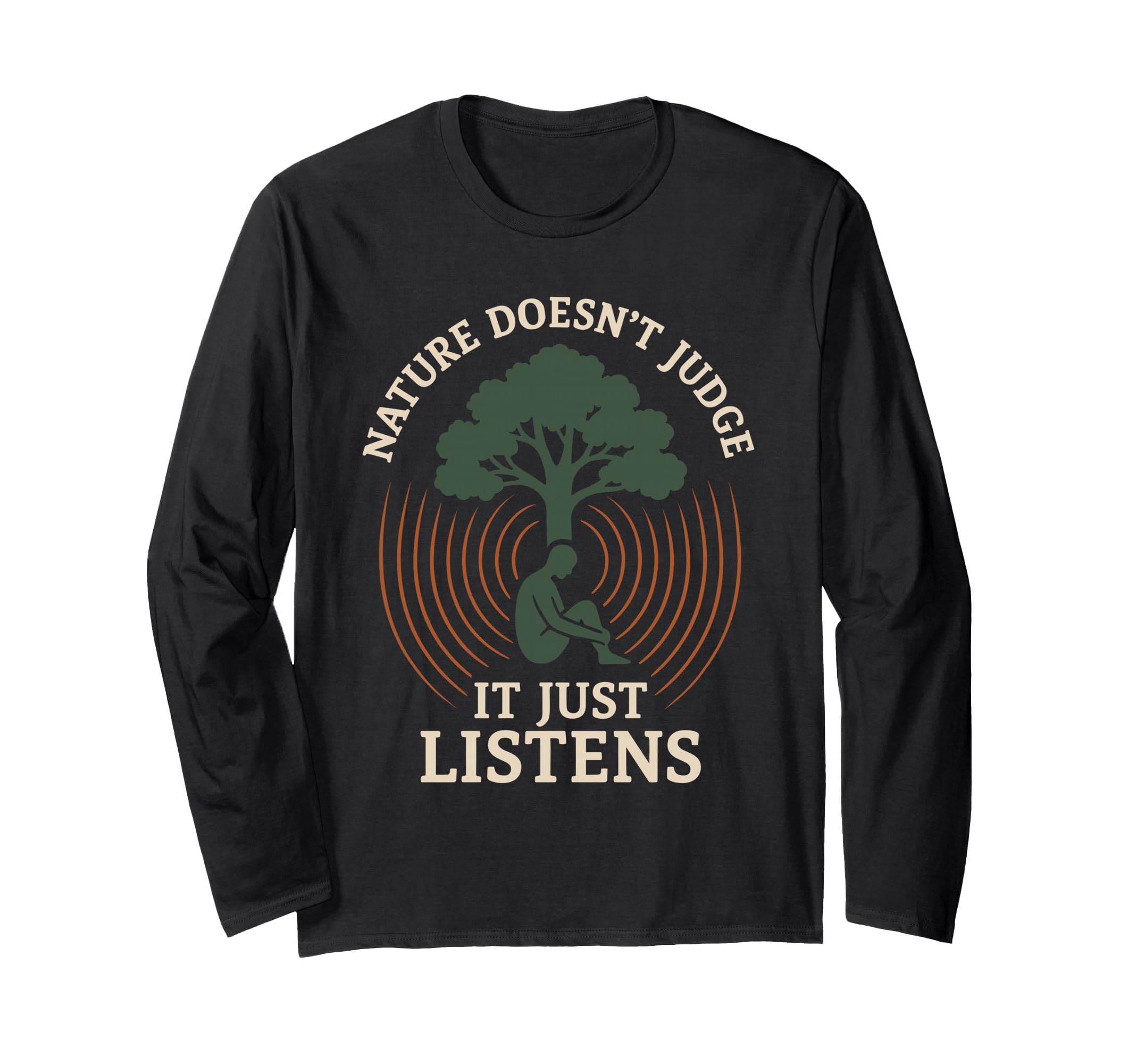 Forest Walk Overthinker Mental Reset T-Shirt - Trendy Graphic for Adults - T-Shirt, Sweatshirt, Hoodie