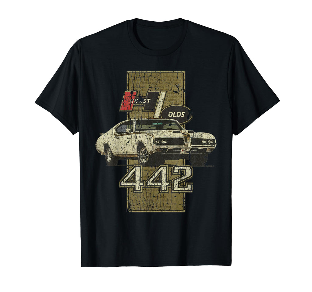 1969 69 Olds 442 Muscle Car T-Shirt - Fun Novelty Design Unisex - T-Shirt, Sweatshirt, Hoodie