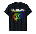 Embrace Neurodiversity Autism Adhd T-Shirt - Custom Art Print for Adults - T-Shirt, Sweatshirt, Hoodie