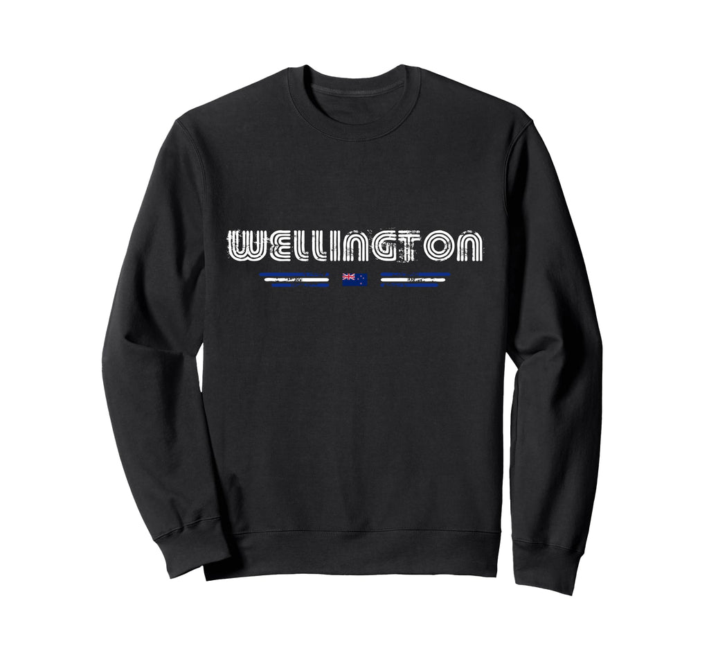 Wellington New Zealand 70S 80S Type Sweatshirt - Novelty Apparel Men Women - T-Shirt, Sweatshirt, Hoodie