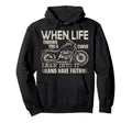 Christian Motorcycle Biker Faith Hoodie - Fun Novelty Design for Adults - T-Shirt, Sweatshirt, Hoodie