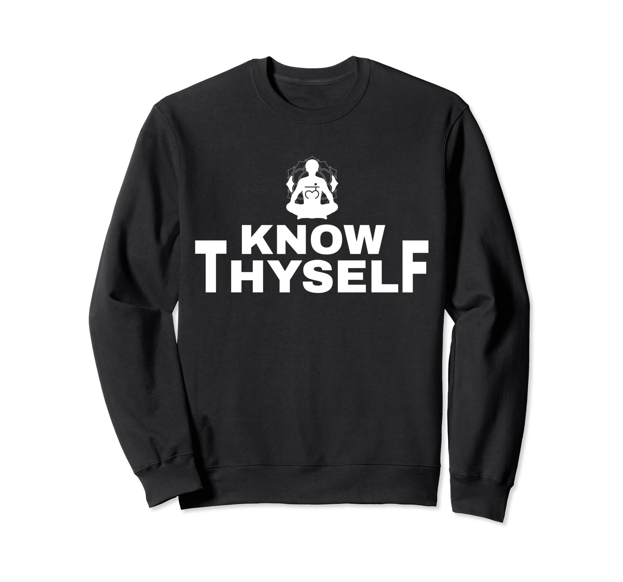 Know Thyself Symbol Yoga Sweatshirt - Casual Everyday Wear for Adults - T-Shirt, Sweatshirt, Hoodie