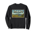 Idaho 50S Travel Souvenir Art Sweatshirt - Custom Art Print Men Women - T-Shirt, Sweatshirt, Hoodie