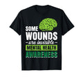 Some Wounds Are Invisible Mental T-Shirt - Trendy Graphic for Adults - T-Shirt, Sweatshirt, Hoodie