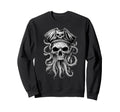 Skull Pirate Octopus Demon Sweatshirt - Unique Graphic for Adults - T-Shirt, Sweatshirt, Hoodie