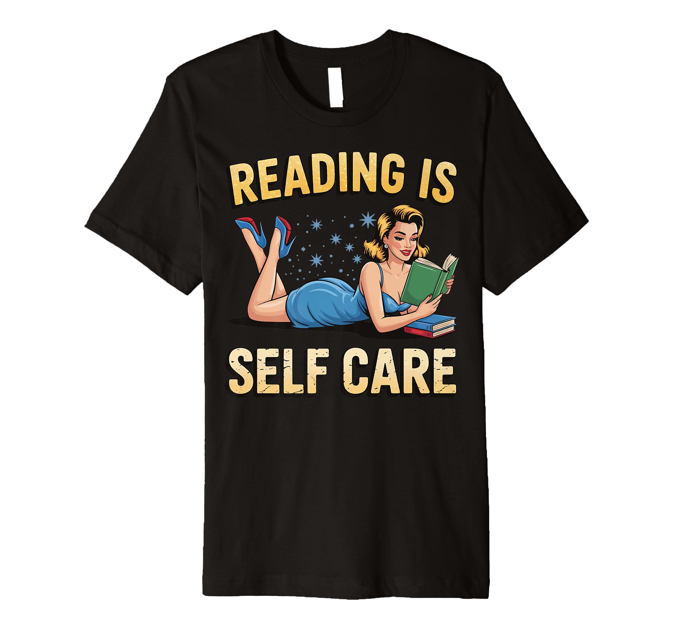 Reading Book Avid Reader T-Shirt - Fun Novelty Design for Adults - T-Shirt, Sweatshirt, Hoodie
