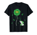 Green Elephant Awareness Ribbon Mental T-Shirt - Unique Graphic for Adults - T-Shirt, Sweatshirt, Hoodie