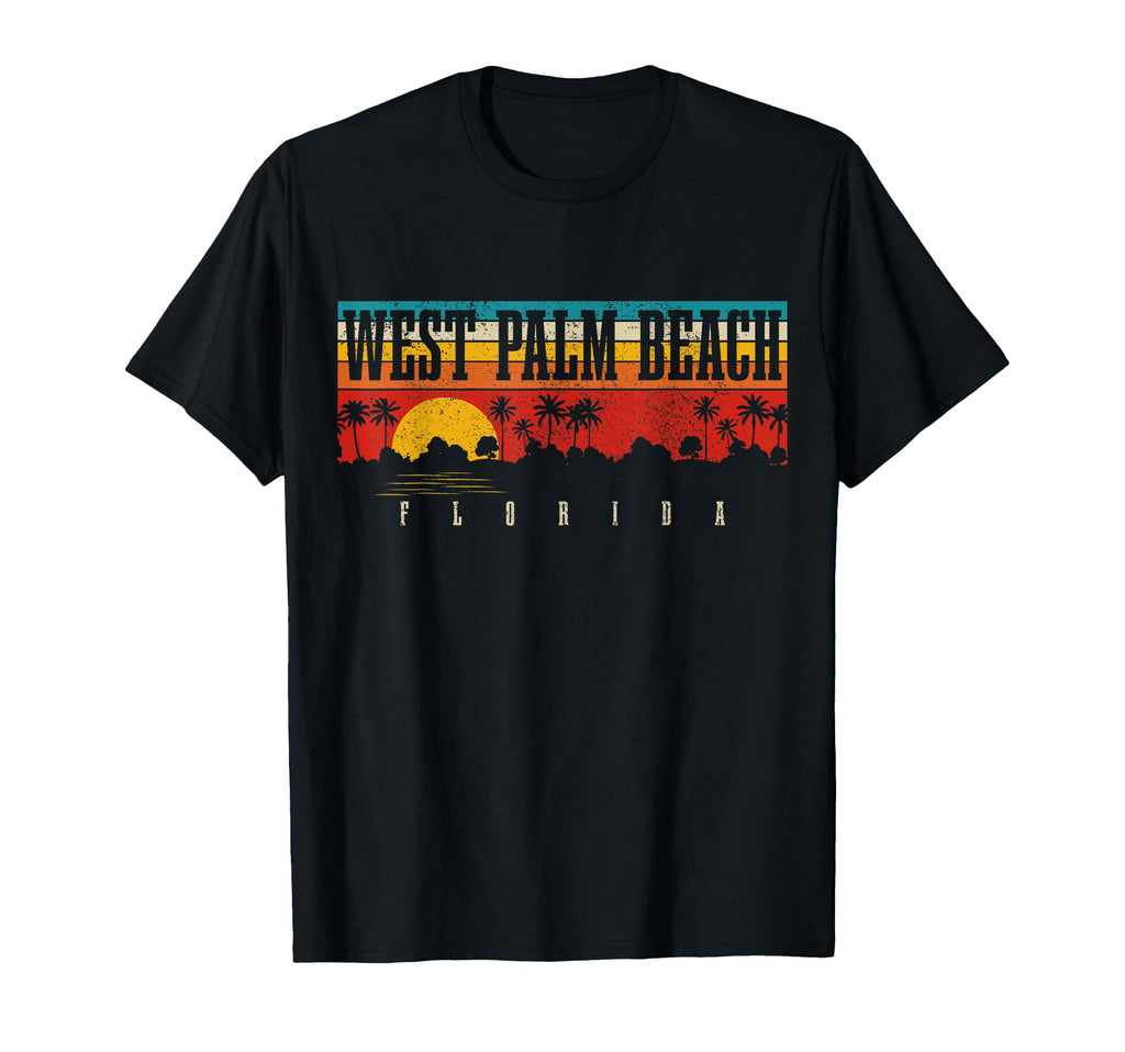 West Palm Beach Florida Fl Sunset T-Shirt - Graphic Print for Adults - T-Shirt, Sweatshirt, Hoodie